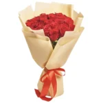 Букет из 21 алой розы (60 см)